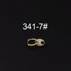 Gloss Bead Ear Buckle Microinlaid Zircon Love Plum Blossom Square Irregular Pierced Earrings Metal Electroplated