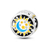 Glowinthedark Sun And Moon Jewelry 925 Silver Copperplated Pendant Bracelet Necklace Accessories With Electroplating