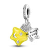 Glowinthedark Sun And Moon Jewelry 925 Silver Copperplated Pendant Bracelet Necklace Accessories With Electroplating