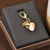 Gold Electroplated Car Key Pendant With Bear Cherry Fourleaf Clover And Butterfly Patterns For Schoolbag Jewelry Wholesale