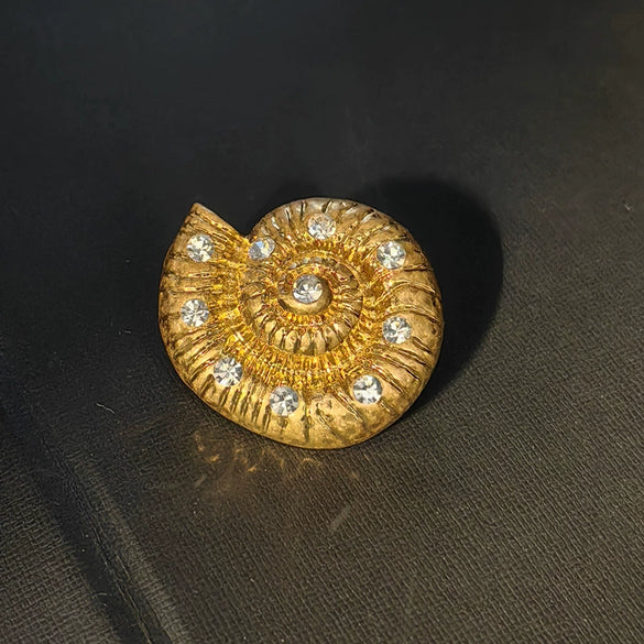 Gold Plated Conch Animal Zodiac Earrings Electroplated Alloy Statement Jewelry For Women And Men