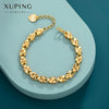 Gold Plated Copper Alloy Four Leaf Clover Bracelet For Women Retro Ethnic Style Fashion Jewelry