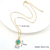 Gold Plated Copper Geometric Cross And Smiley Pendant Necklace With Micro Inlaid Zircon And Enamel Detail Water Wave Chain