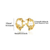 Gold Plated Copper Zircon Earrings For Women Hoop Teardrop And Floral Stud Designs With A Stylish Elegant Finish