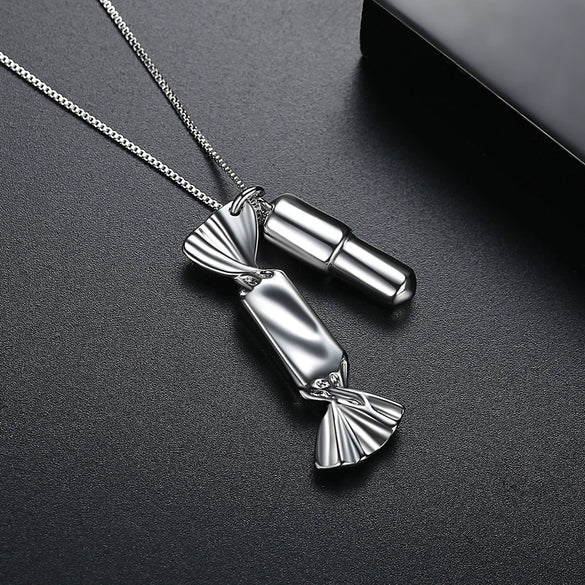 Gold Plated Geometric Pendant Necklace For Women Minimalist Copper Jewelry With Box Chain
