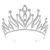 Gold Plated Rhinestone Alloy Crown Tiara For Women Diamond Design Bridal Headwear For Weddings And Parties