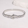 Gold Plated Stainless Steel Dolphin Bracelet With Buckle Clasp And Diamond Inlay Colorfast Modern Minimalist Animal Jewelry
