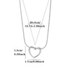 Gold Plated Titanium Steel Hollow Heart Pendant Snake Chain Necklace For Women Minimalist Versatile Jewelry Design