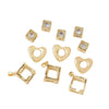 Gold Plated Zircon Bead Pendant Bracelet Diy Handmade Jewelry