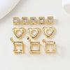 Gold Plated Zircon Bead Pendant Bracelet Diy Handmade Jewelry
