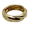 Gold Tone Plated Alloy Wide Geometric Fashion Bracelet Set Statement Jewelry Accessories