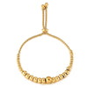 Golden Round Beaded Stainless Steel Adjustable Bracelet Wholesale Gooddiy