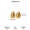 Goldplated Copper Hoop Earrings With Minimalist Geometric Letter Motifs Elegant Unisex Statement Jewelry For Wholesale
