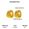 Goldplated Copper Hoop Earrings With Minimalist Geometric Letter Motifs Elegant Unisex Statement Jewelry For Wholesale