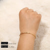 Goldplated Handmade Diy Trendy Bracelets With Snake Bone Chains Cuban Chains Bead Chains In Stainless Steel And Geometric Shape