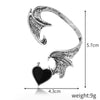 Gothic Alloy Earrings With Geometric Style And Electroplating Process For Women