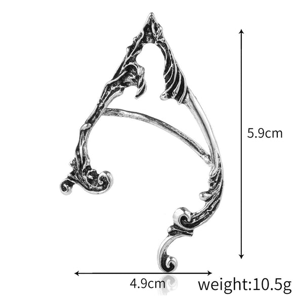 Gothic Alloy Earrings With Geometric Style And Electroplating Process For Women