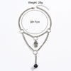 Gothic Geometric Skull Alloy Plating Women's Pendant Necklace