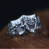 Gothic Hip-Hop Retro Clown Zinc Alloy Plating Men'S Open Rings