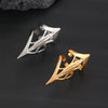 Gothic Punk Design Advanced Joint Ring Alloy Geometric Electroplated Unisex Retro Adjustable Opening Ring