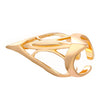 Gothic Punk Design Advanced Joint Ring Alloy Geometric Electroplated Unisex Retro Adjustable Opening Ring