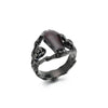 Gothic Punk Skull Stainless Steel 18K Gold Plated Men'S Rings