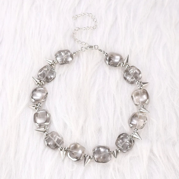 Gothic Simple Style Solid Color Alloy Wholesale Choker