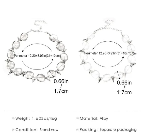 Gothic Simple Style Solid Color Alloy Wholesale Choker