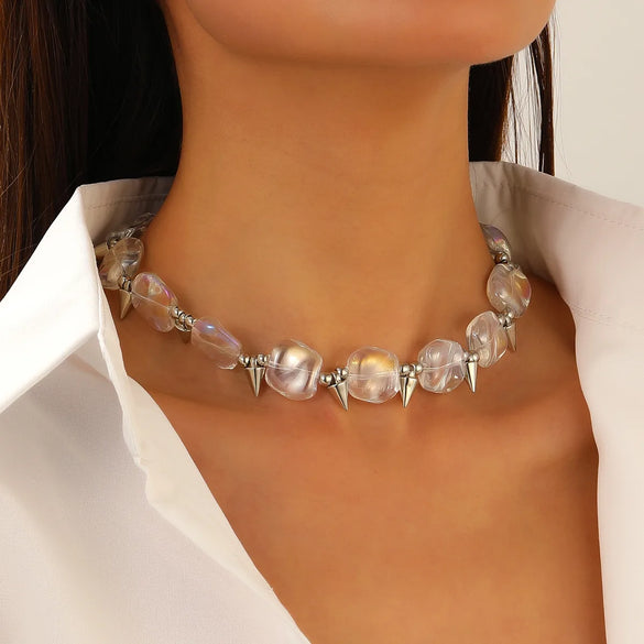 Gothic Simple Style Solid Color Alloy Wholesale Choker