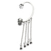 Gothic Skull Hand Rock Style Alloy Electroplated Earrings