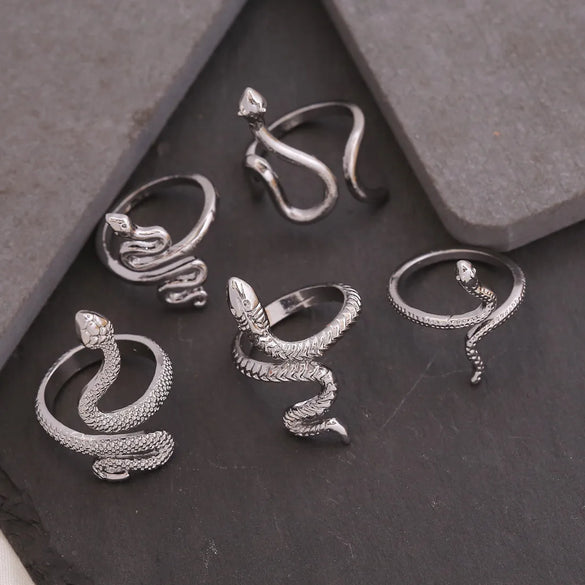 Novelty Snake Alloy Plating No Inlaid Unisex