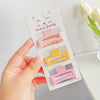 Grab Clip Hairpin Plastic Resin Handmade Lovely Geometric For Girls