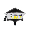 Graduation Party Balloon Decoration Set With Black And Gold Aluminum Foil Balloons And Flags For School Classrooms Kindergartens And Teacher Appreciation Events