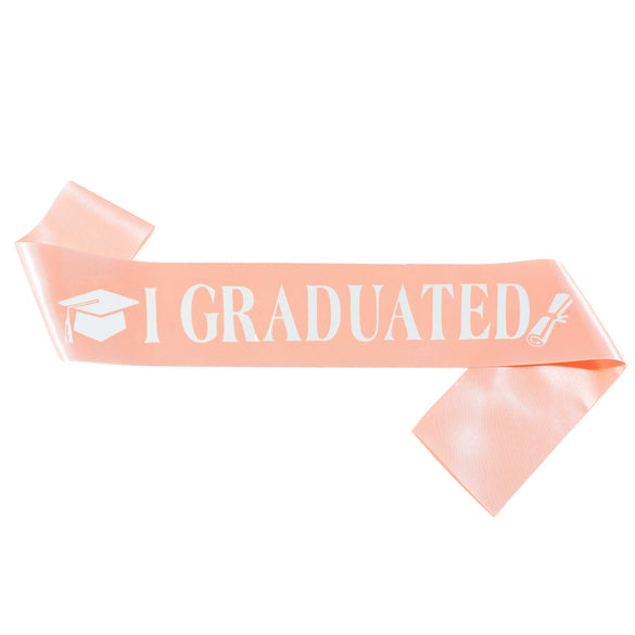 Graduation Shoulder Strap Decoration Satin Printing