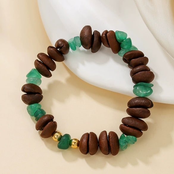 Gravel Geometric Casual Style Electroplated Bracelet