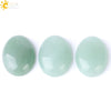 Green Semi Precious Stone Ring Shaped Ornament With Polished Finish For Home Decoration And Craft Display