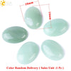 Green Semi Precious Stone Ring Shaped Ornament With Polished Finish For Home Decoration And Craft Display