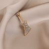 Guitar Antiglare Alloy Brooch For Women With Electroplating And Minimalist Style