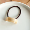 Hair Accessories Acetic Acid Geometric Curved Horse Tail Hair Rope Highend Retro Elegant Simple Seiko