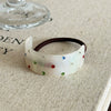 Hair Accessories Acetic Acid Geometric Full Diamond High Elastic Hair Ring Hair Rope