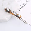 Hair Accessories Acetic Acid Hair Clip Women's Frog Buckle Leopard Print Rhinestone Sculpture Design