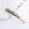 Hair Accessories Acetic Acid Hair Clip Women's Frog Buckle Leopard Print Rhinestone Sculpture Design