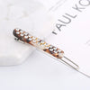 Hair Accessories Acetic Acid Hair Clip Women's Frog Buckle Leopard Print Rhinestone Sculpture Design