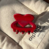 Hair Accessories Acetic Acid Heartshaped Printing Hair Grab