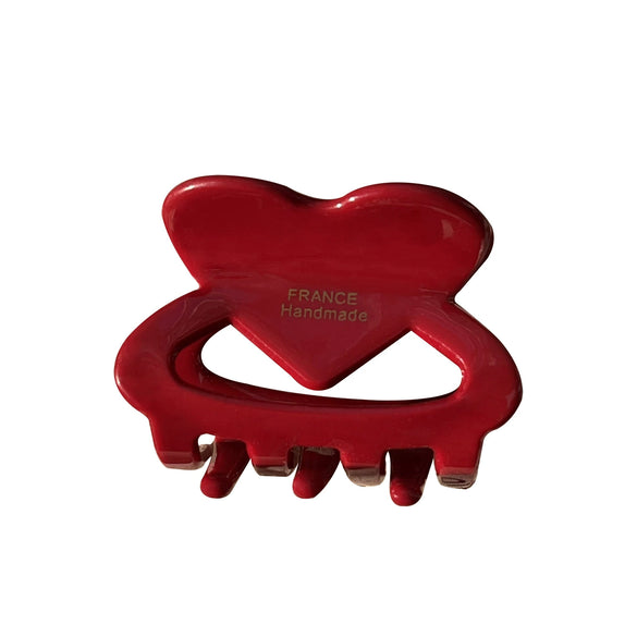 Hair Accessories Acetic Acid Heartshaped Printing Hair Grab