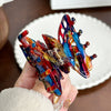 Hair Accessories Acetic Acid Hollow Butterfly Highend Diamond Hair Clip