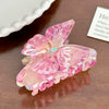 Hair Accessories Acetic Acid Hollow Butterfly Highend Diamond Hair Clip