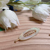 Hair Accessories Acetic Acid Leopard Geometric Handmade Women's Side Clip Forehead Bangs Clip
