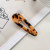 Hair Accessories Acetic Acid Sheet Alloy Handmade Square Duckbill Clip For Girls