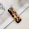 Hair Accessories Acetic Acid Sheet Alloy Handmade Square Duckbill Clip For Girls